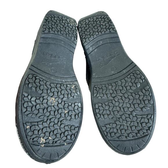 Dansko XP 2.0 Patent Leather Black Colorful Confetti Sparkle Slip On Clogs 37 7 - Picture 6 of 7